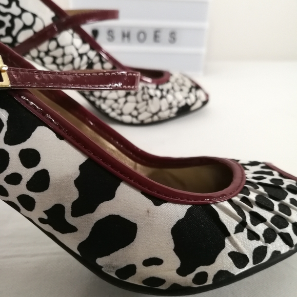 Madden Girl AnimalPrint OpenToe MaryJane heels - Picture 2 of 8